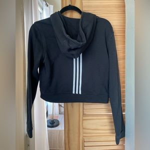 Adidas S cropped hoodie